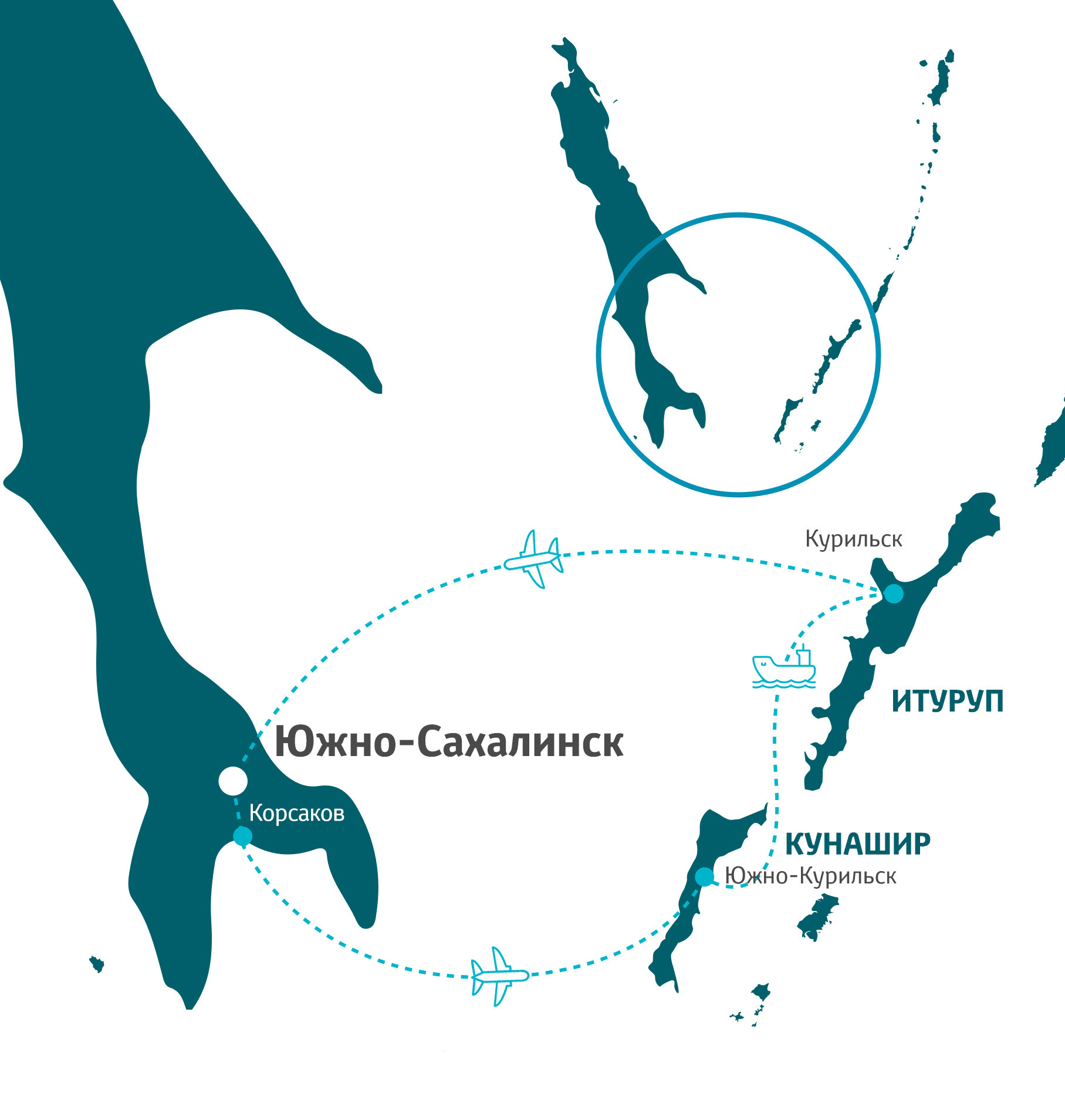 Би-томо, Туристическая компания | 3 в 1: Сахалин, Кунашир, Итуруп